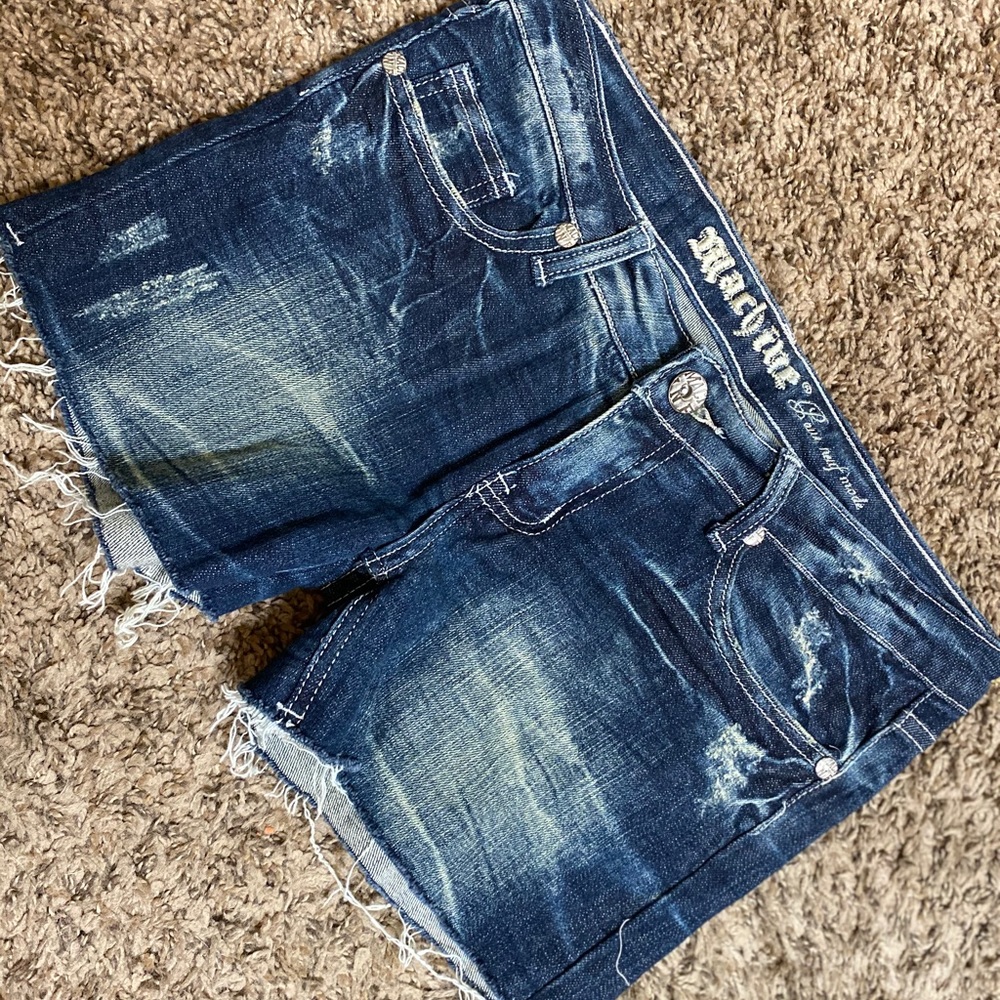 SUPER Condition Super Comfortable Jean Shorts 💙💛 - Picture 4 of 4
